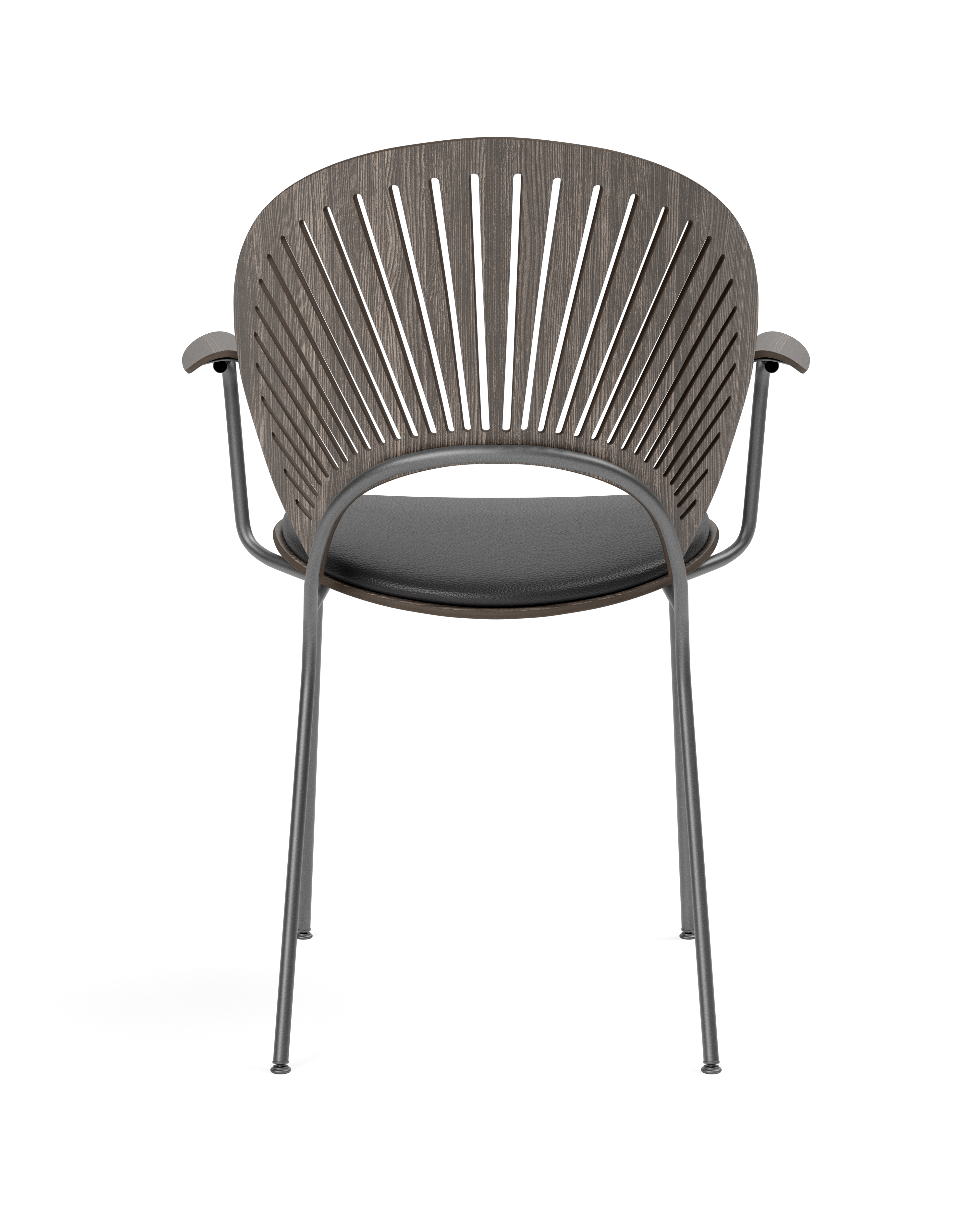 Trinidad chair with arms and upholstered seat