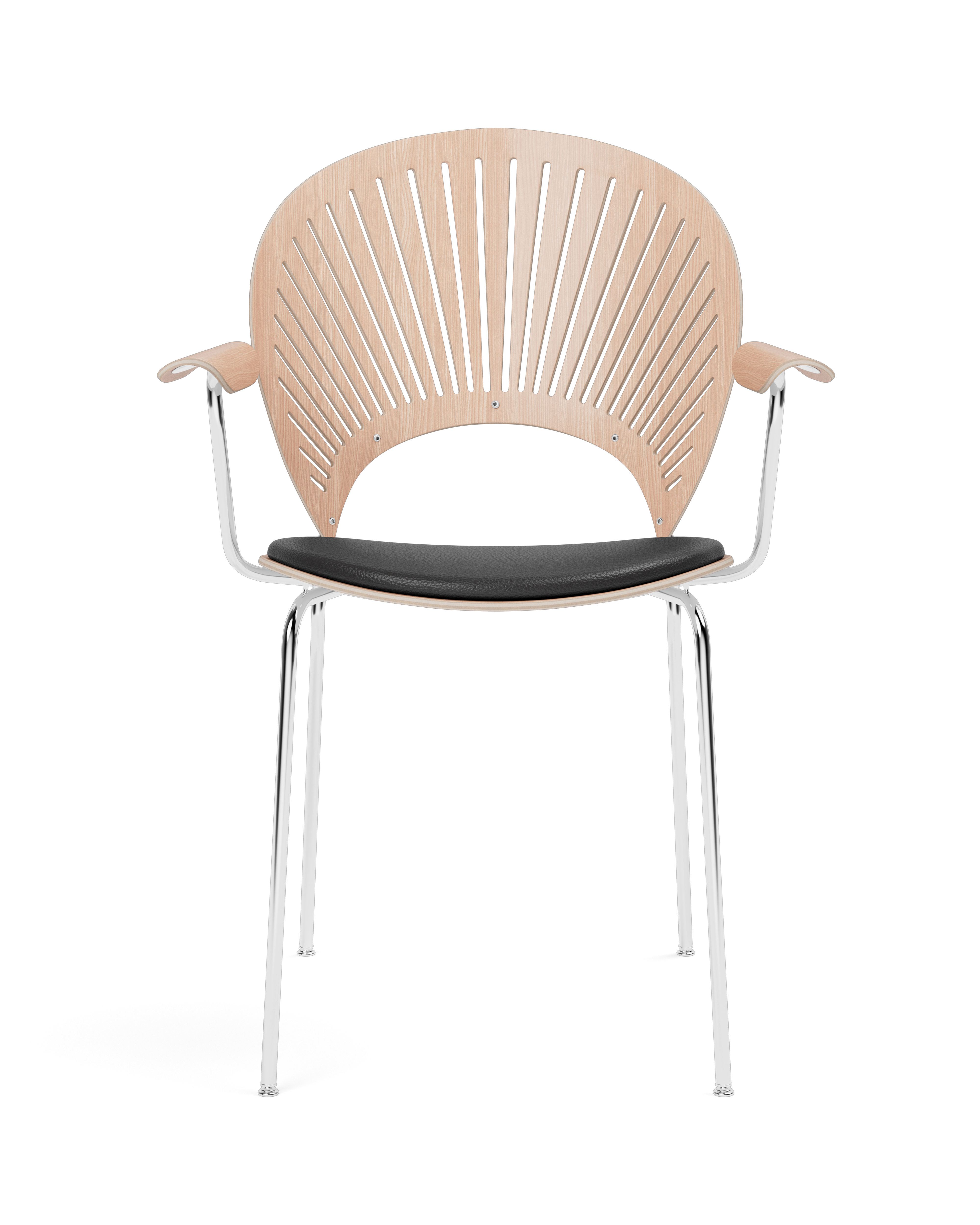 Trinidad chair with arms and upholstered seat