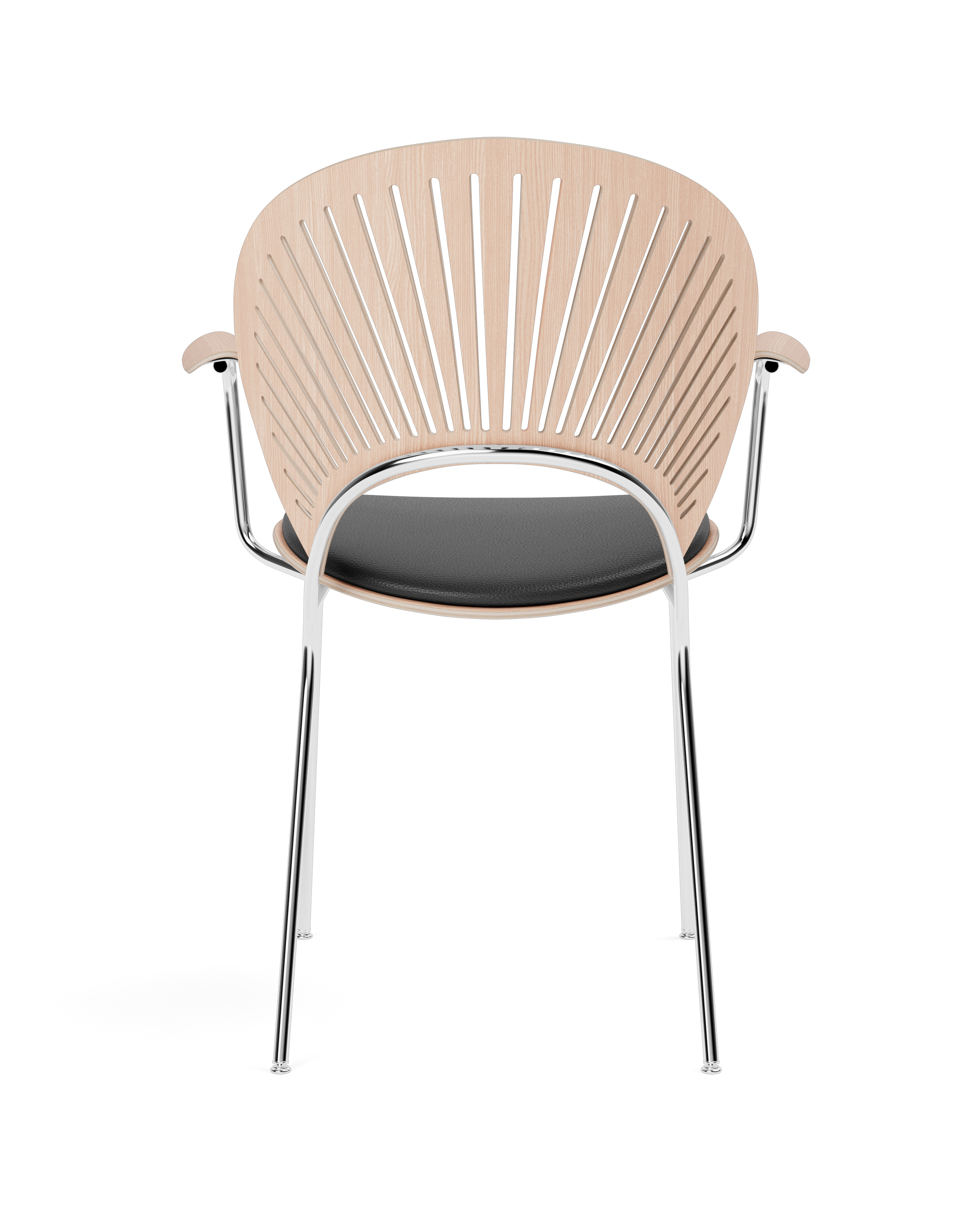Trinidad chair with arms and upholstered seat