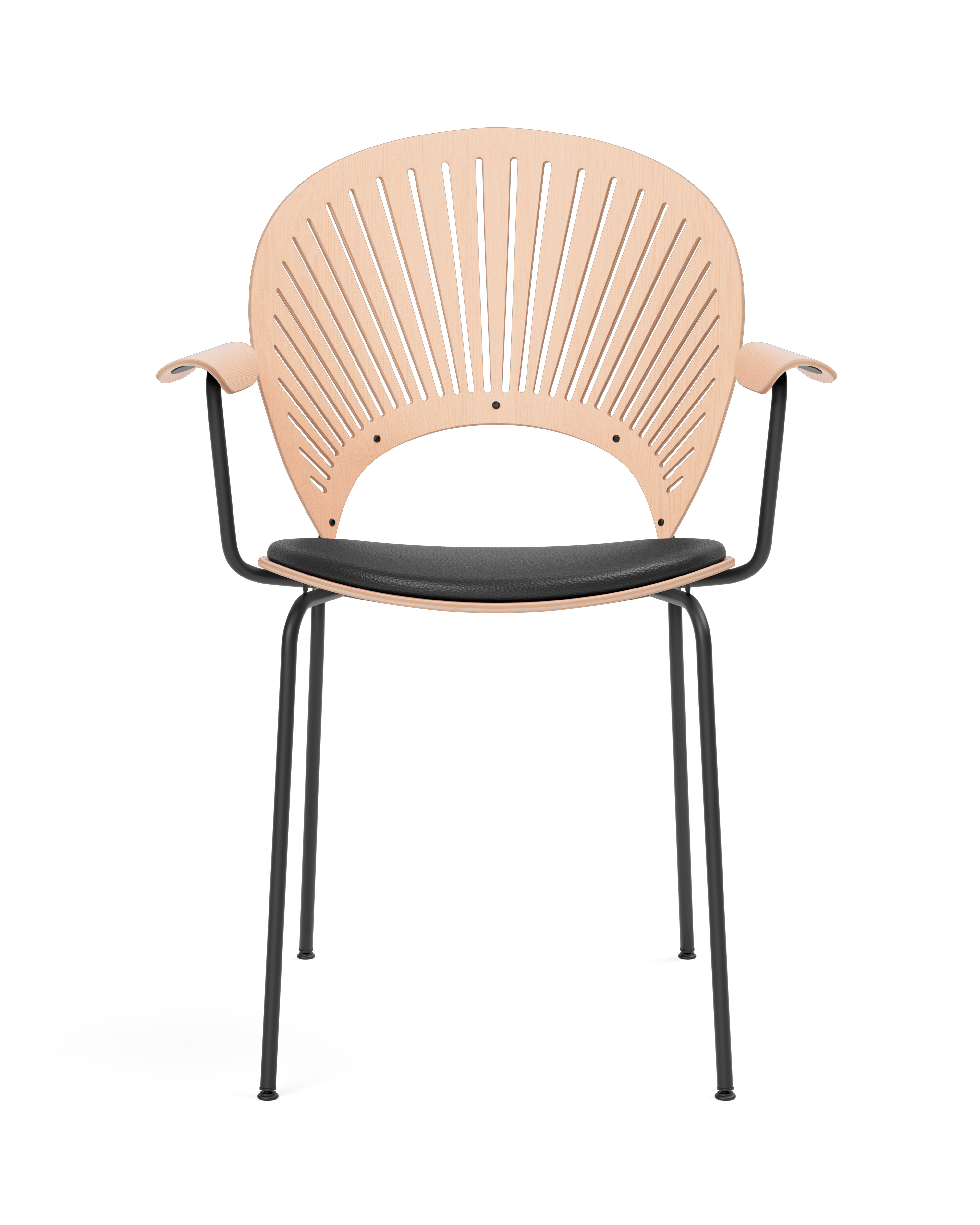 Trinidad chair with arms and upholstered seat