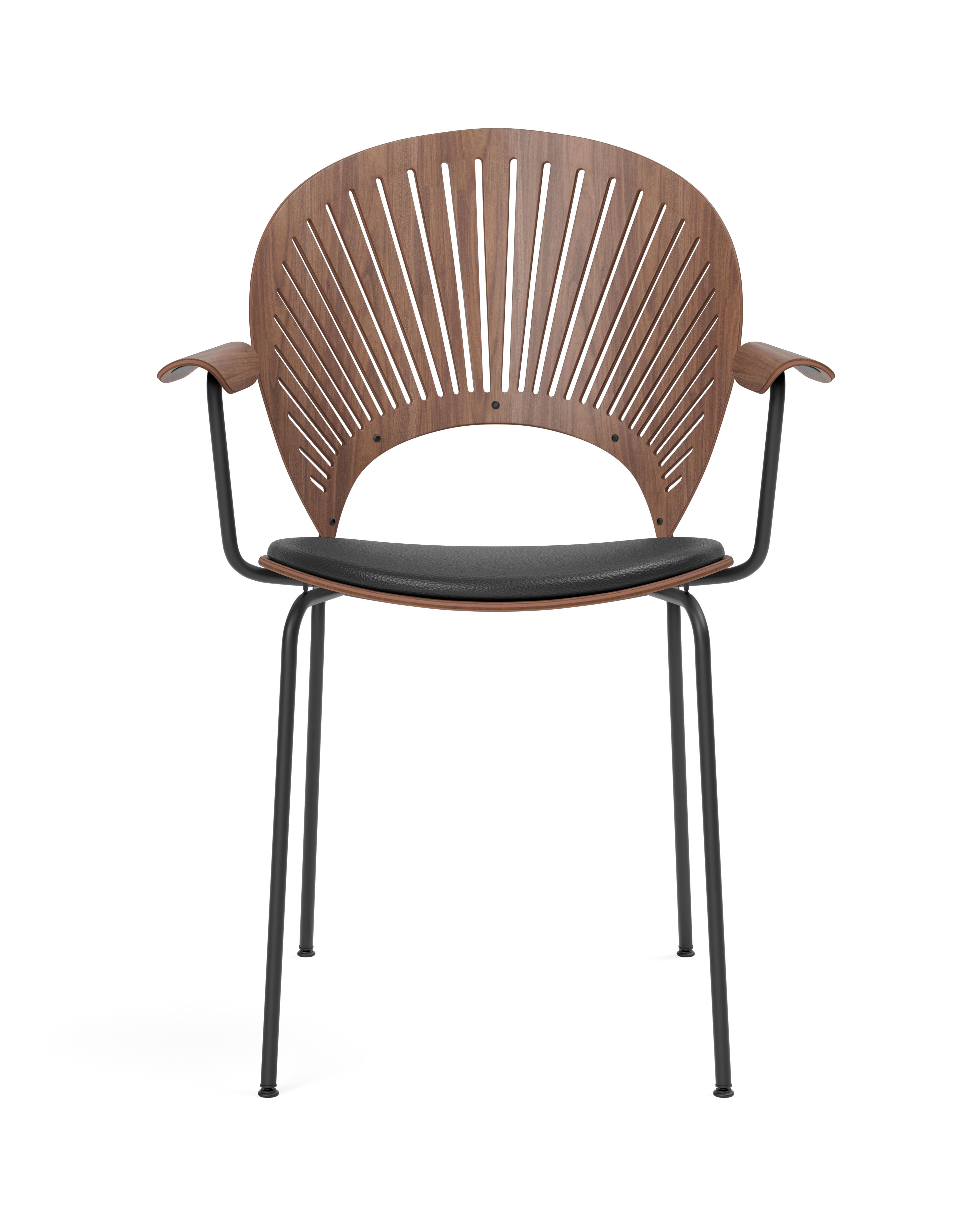Trinidad chair with arms and upholstered seat