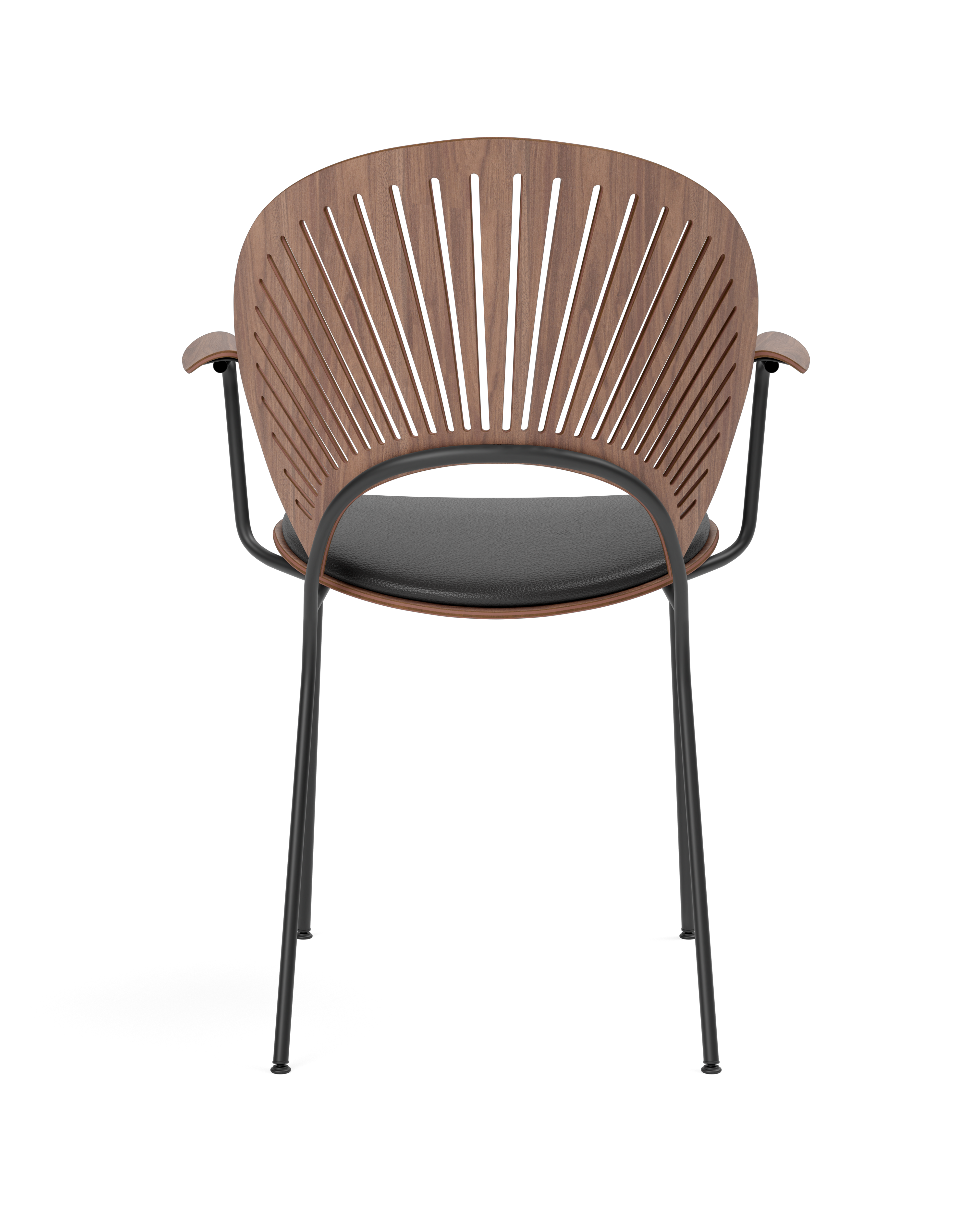 Trinidad chair with arms and upholstered seat