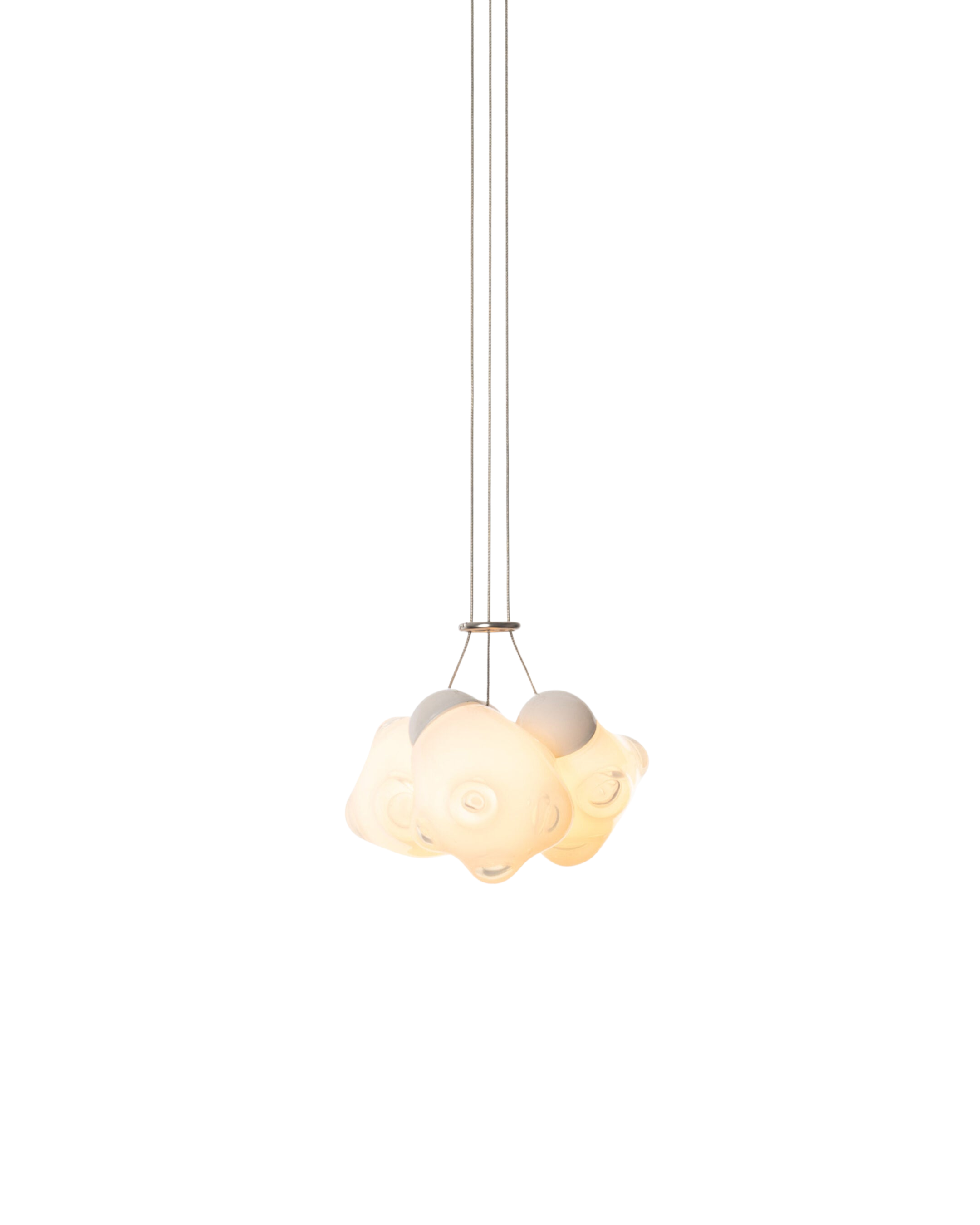 57.3 Cluster Ceiling Lamp | White Opaline