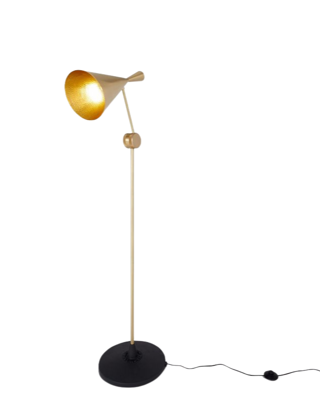 Lámpara de pie Beat | Latón