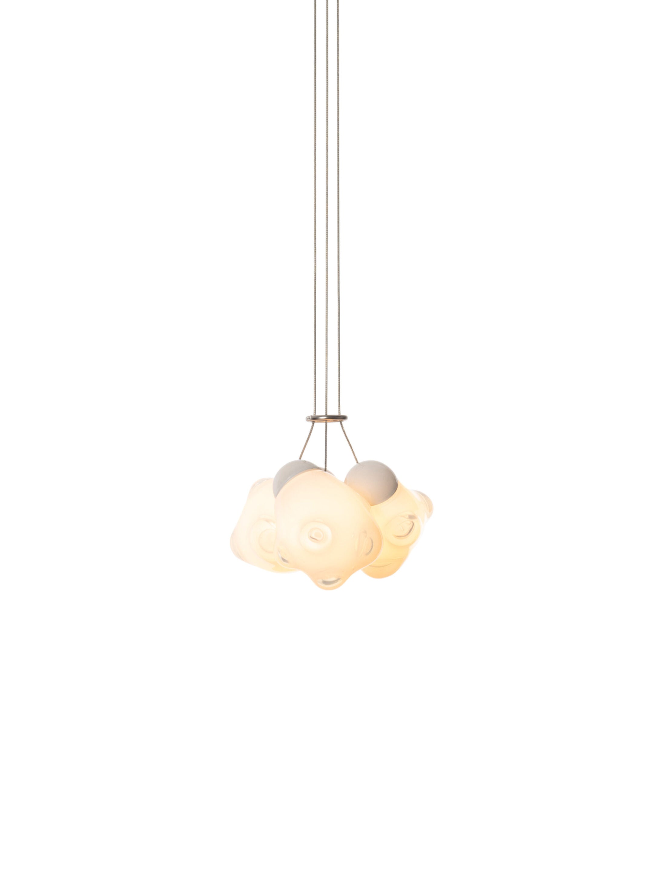 57.3 Cluster Ceiling Lamp | White Opaline