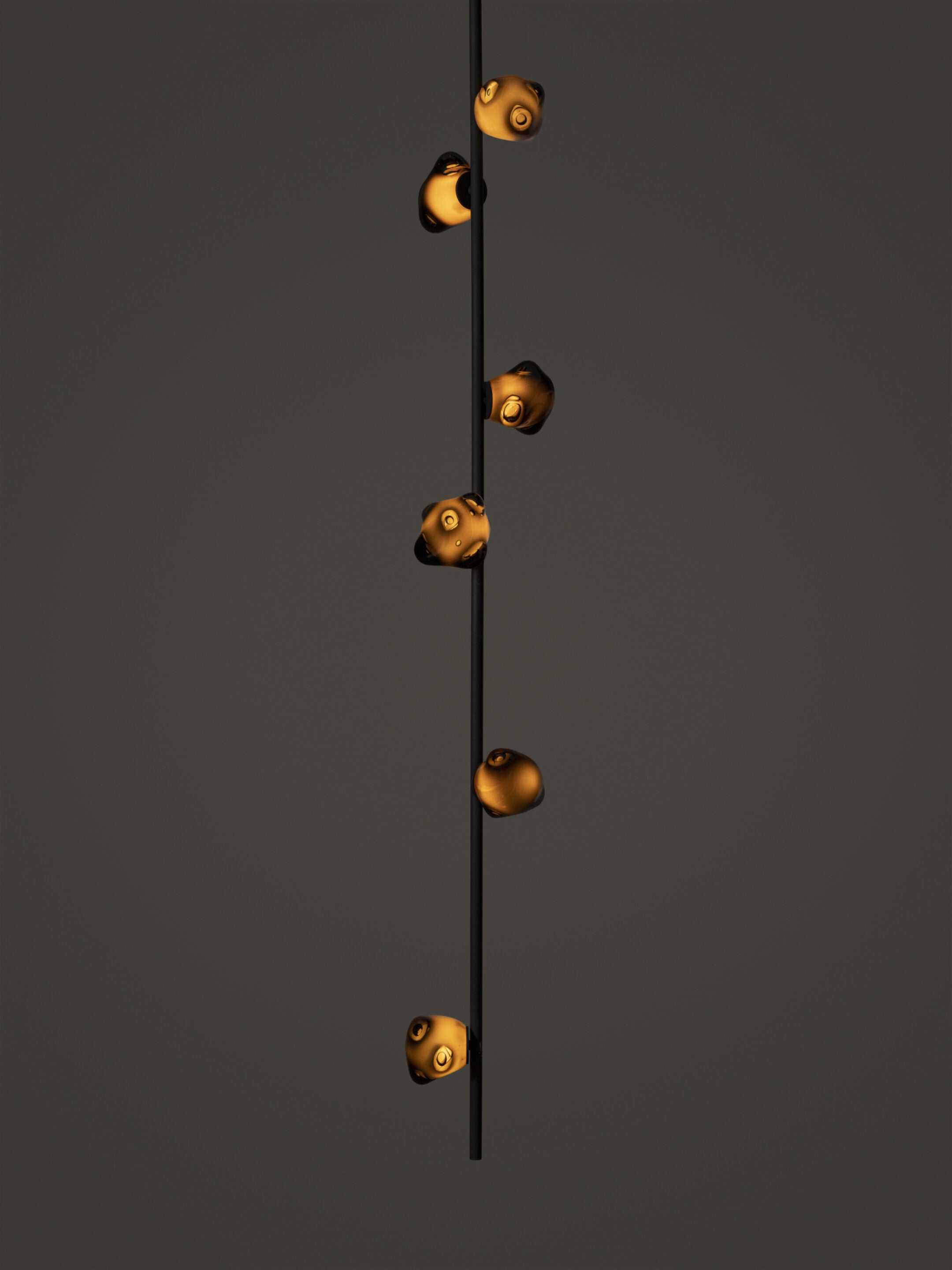 Lámpara de techo 57.6 Ceiling Grey | Black Stem