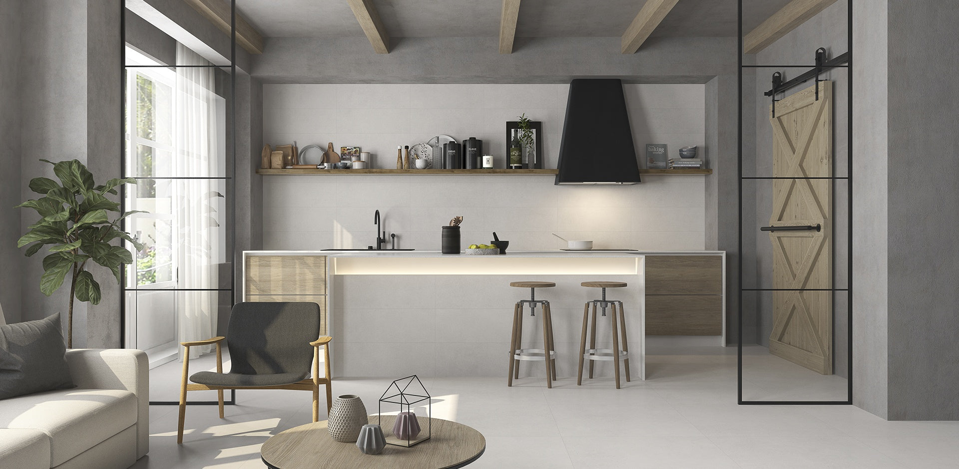 Gravel collection ceramic wall tiles