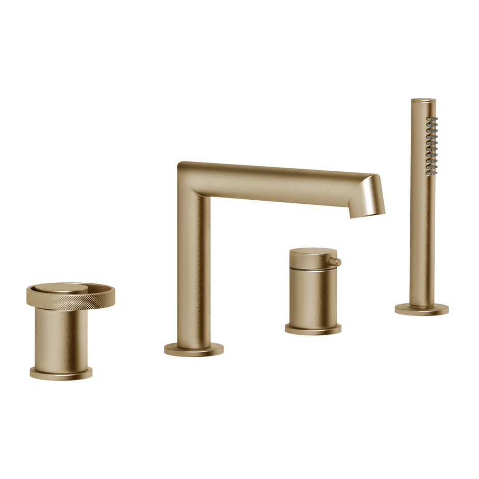 Grifería de bañera monomando con desviador | Colección Anello