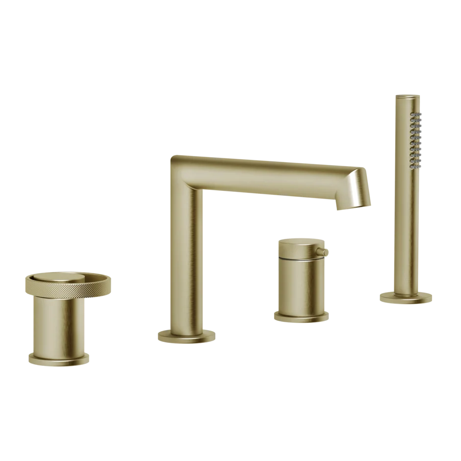 Grifería de bañera monomando con desviador | Colección Anello