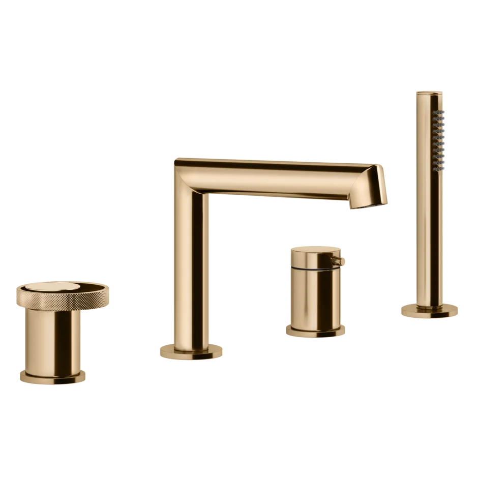 Grifería de bañera monomando con desviador | Colección Anello