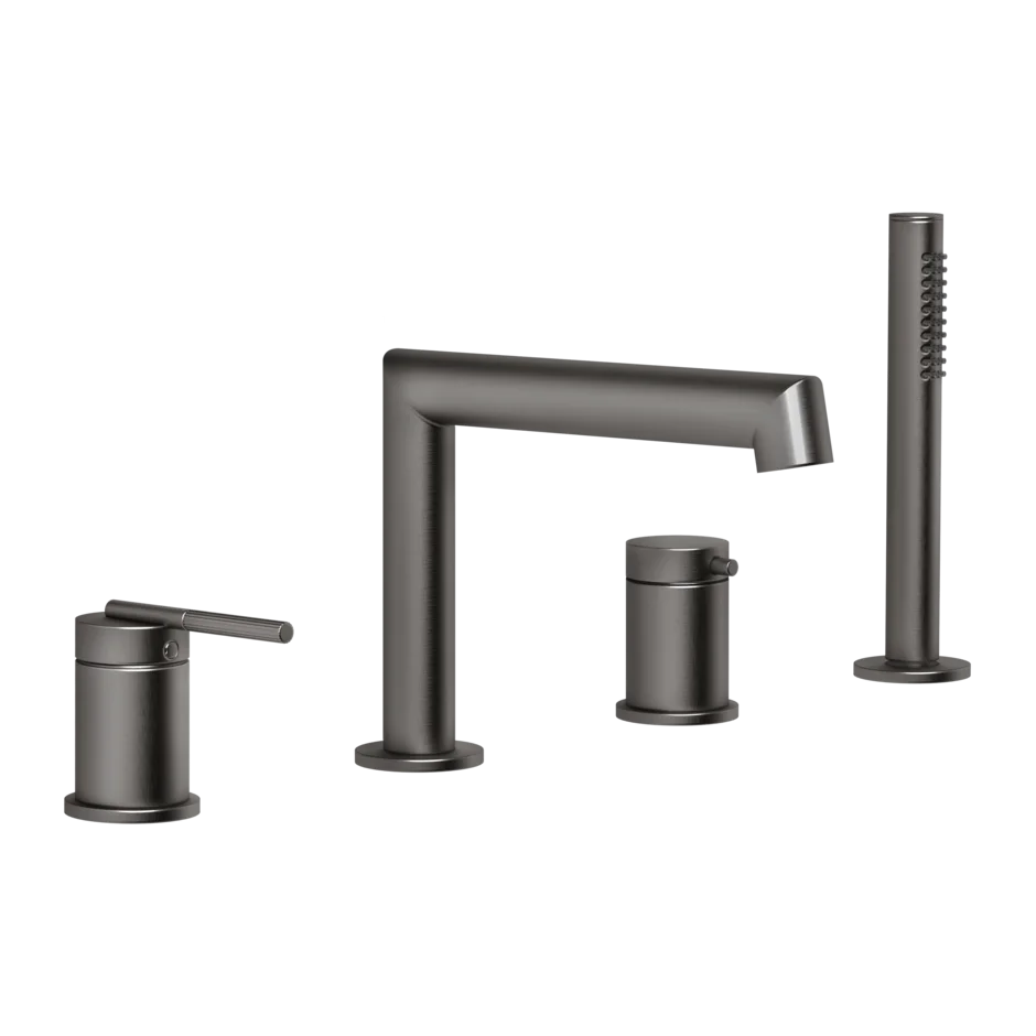 Single-lever bathtub faucet with diverter | Ingranaggio Collection