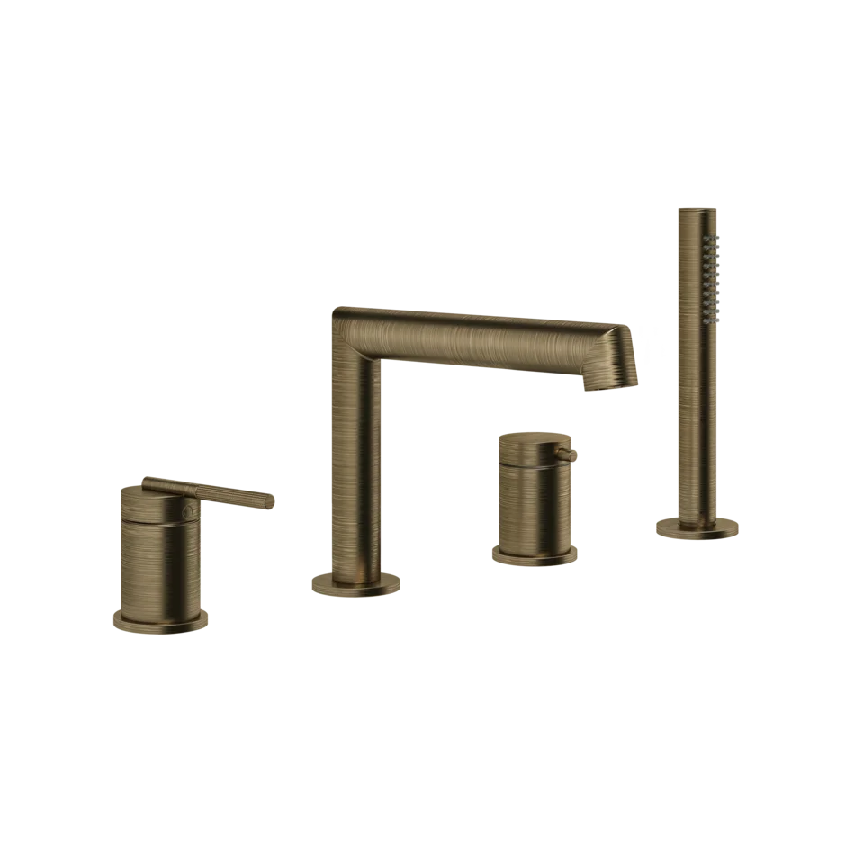 Single-lever bathtub faucet with diverter | Ingranaggio Collection