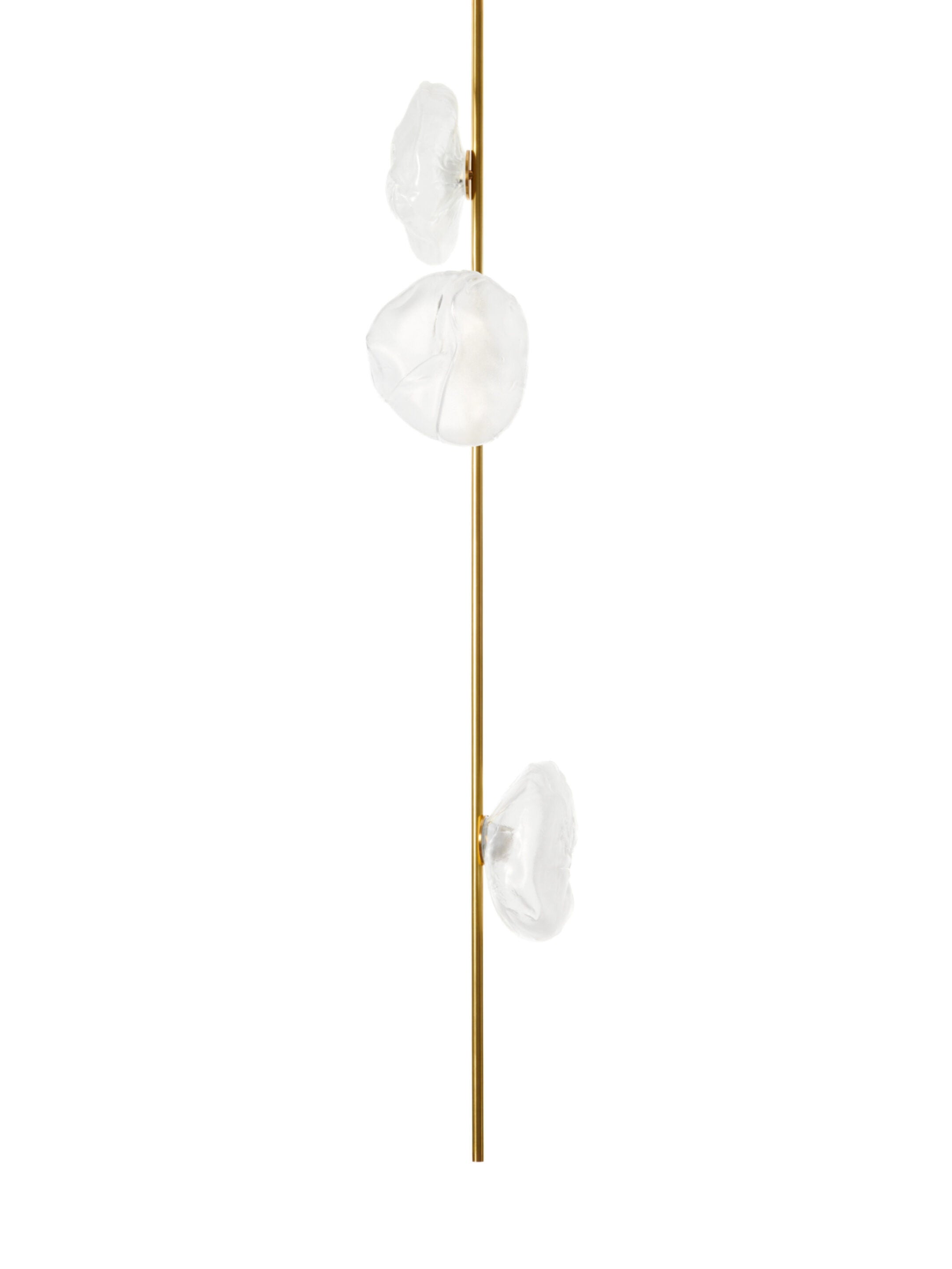 Lámpara de techo 73.3 Stem Ceiling Long Clear | Brass Stem