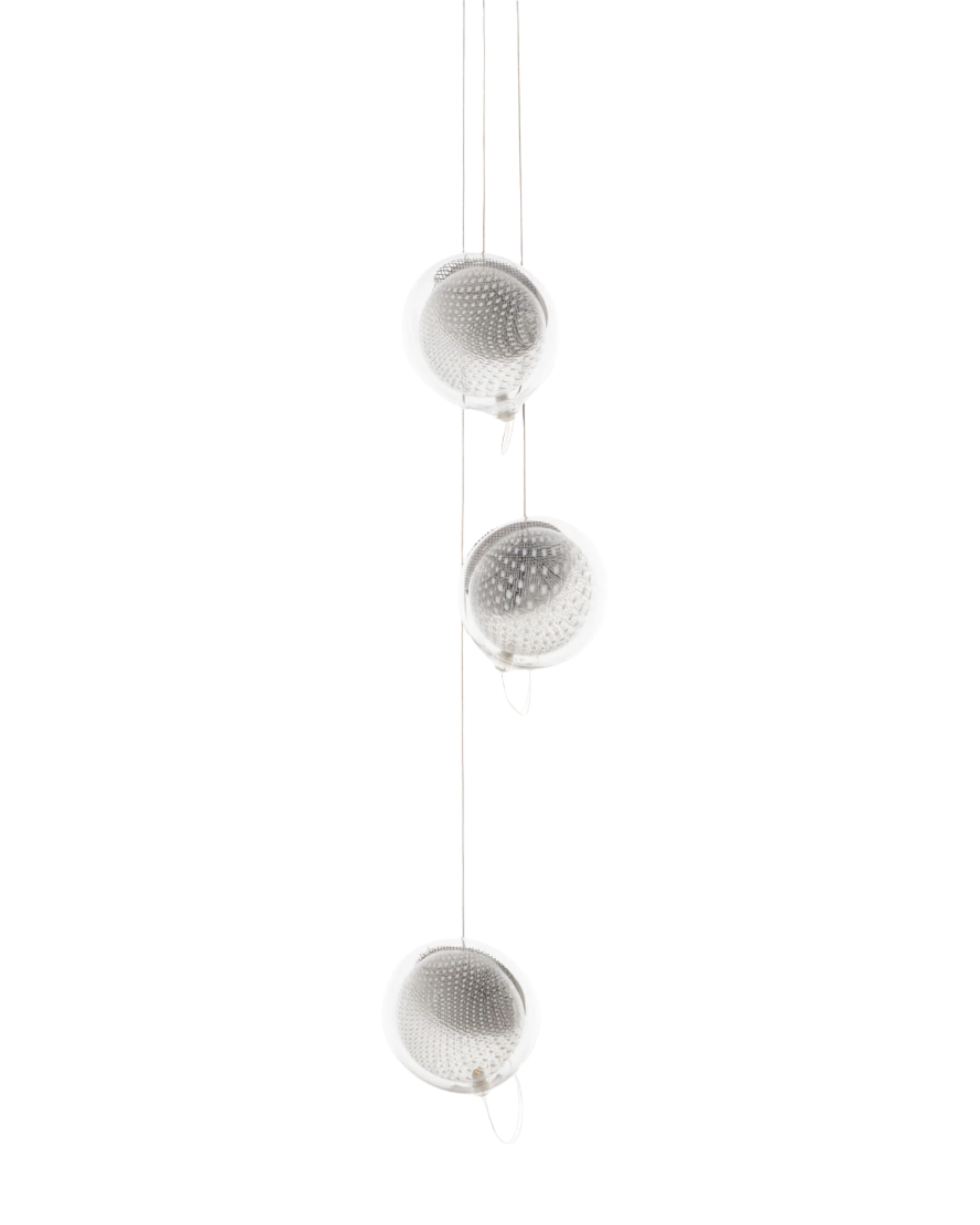 76.3 Cluster Column Ceiling Lamp | Clear