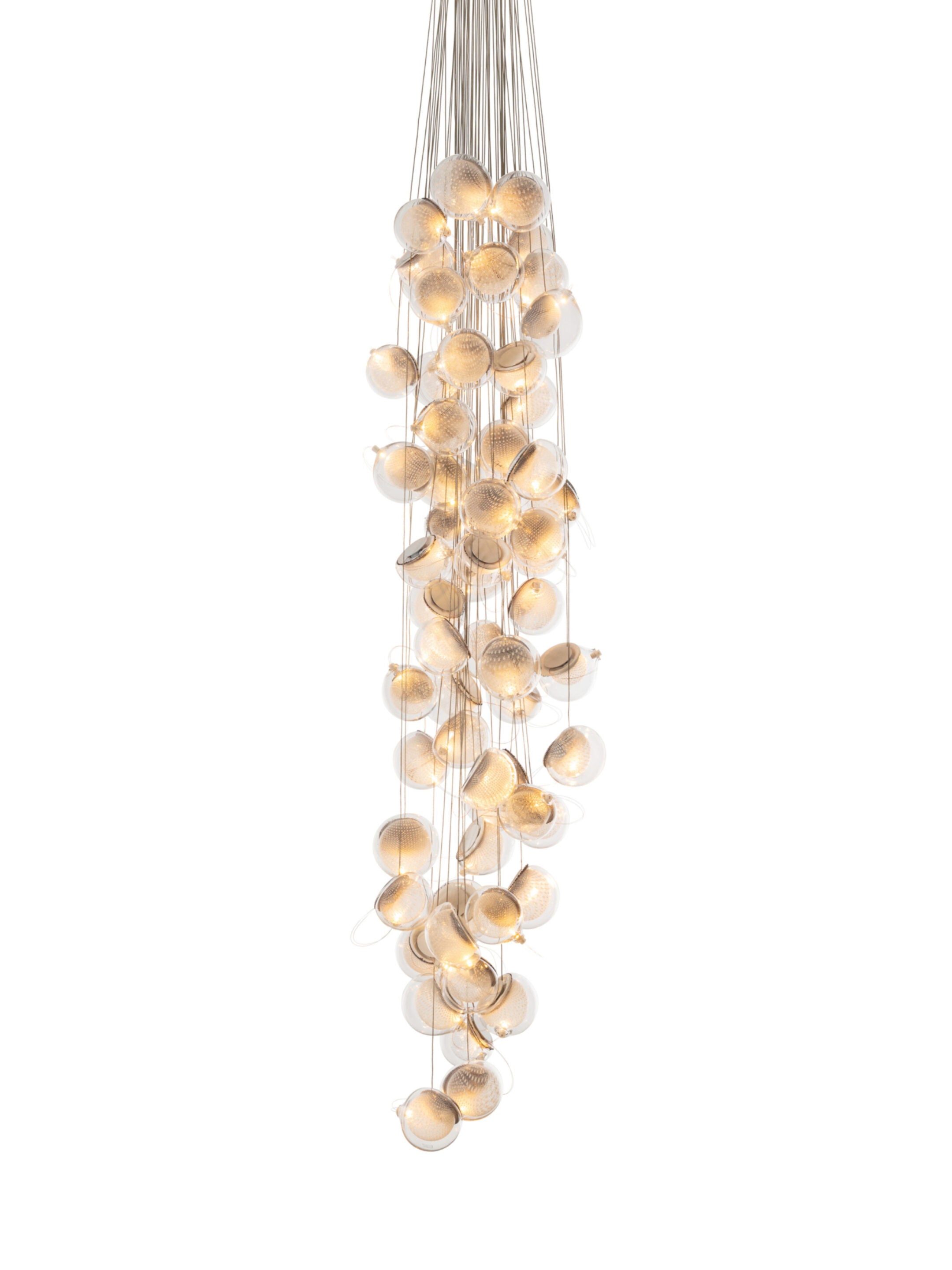 76.61 Cluster Column Ceiling Lamp | Clear