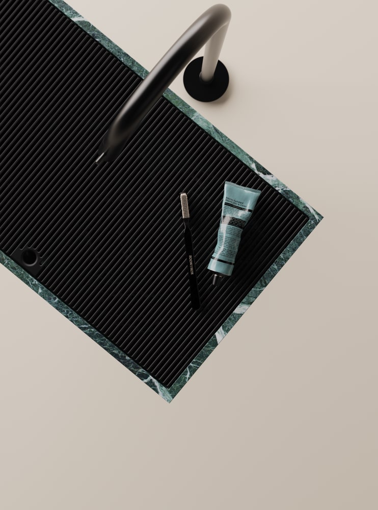 Ell Grid Totem Washbasin