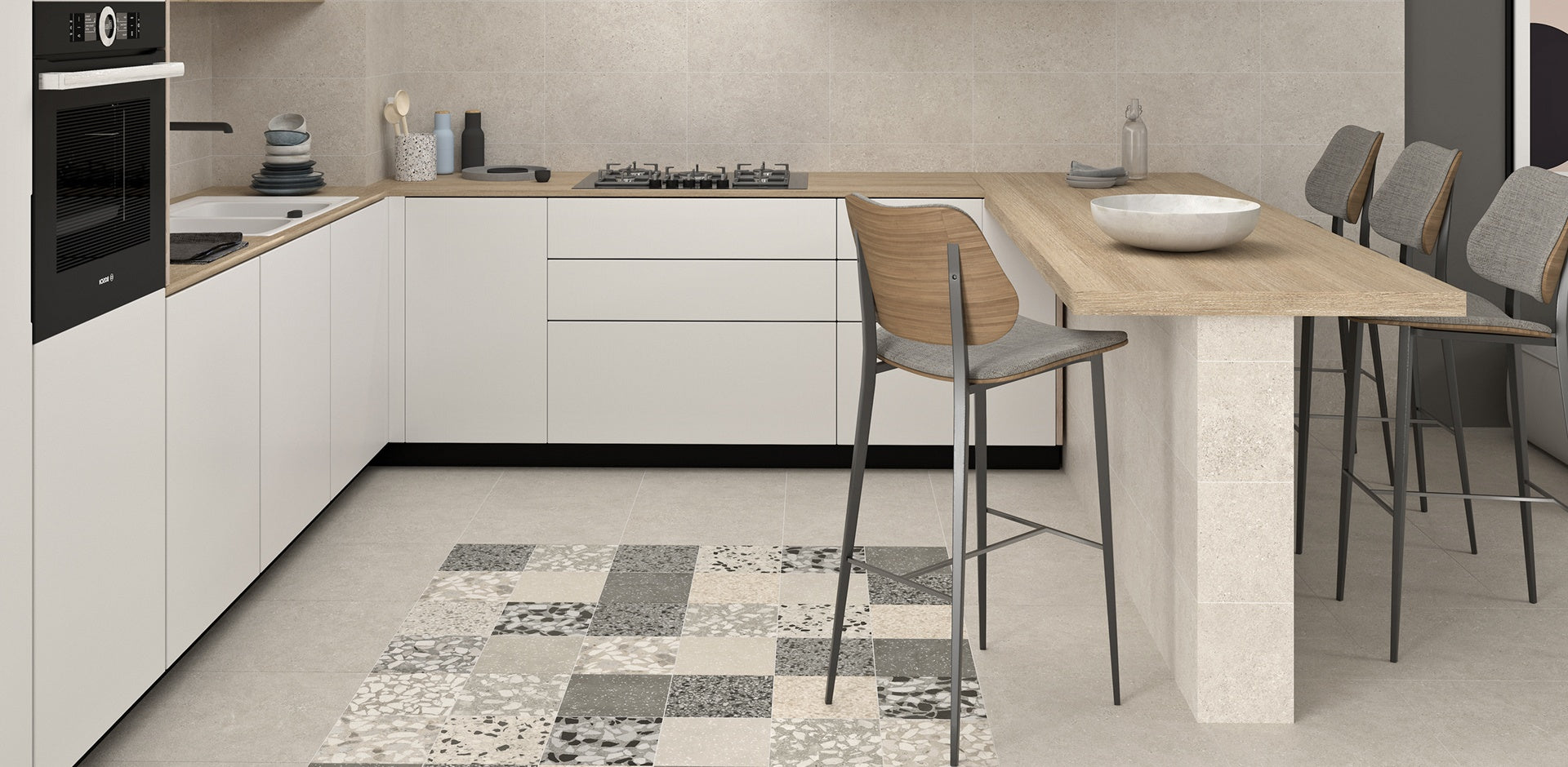 Pavimento porcelánico Kalksten