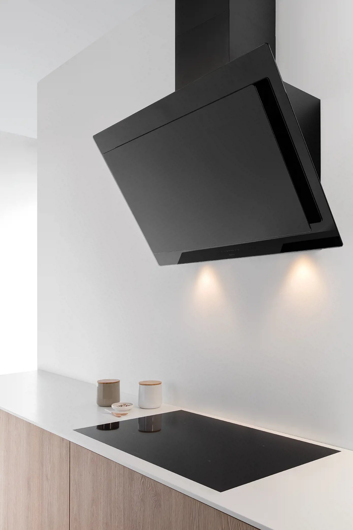 Novy Vision 7833 90cm Wall Hood | Black
