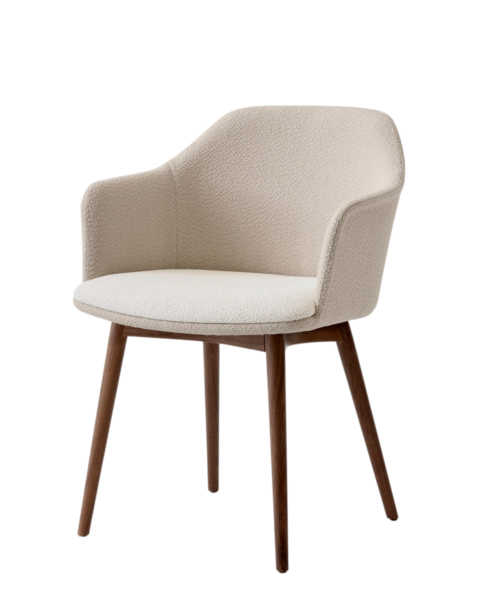 Rely HW80 dining chair upholstered in Karakorum 003 and seat in Karakorum 001