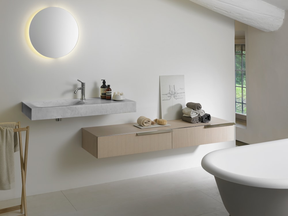 Flat XL countertop with integrated sink Ottocento 001