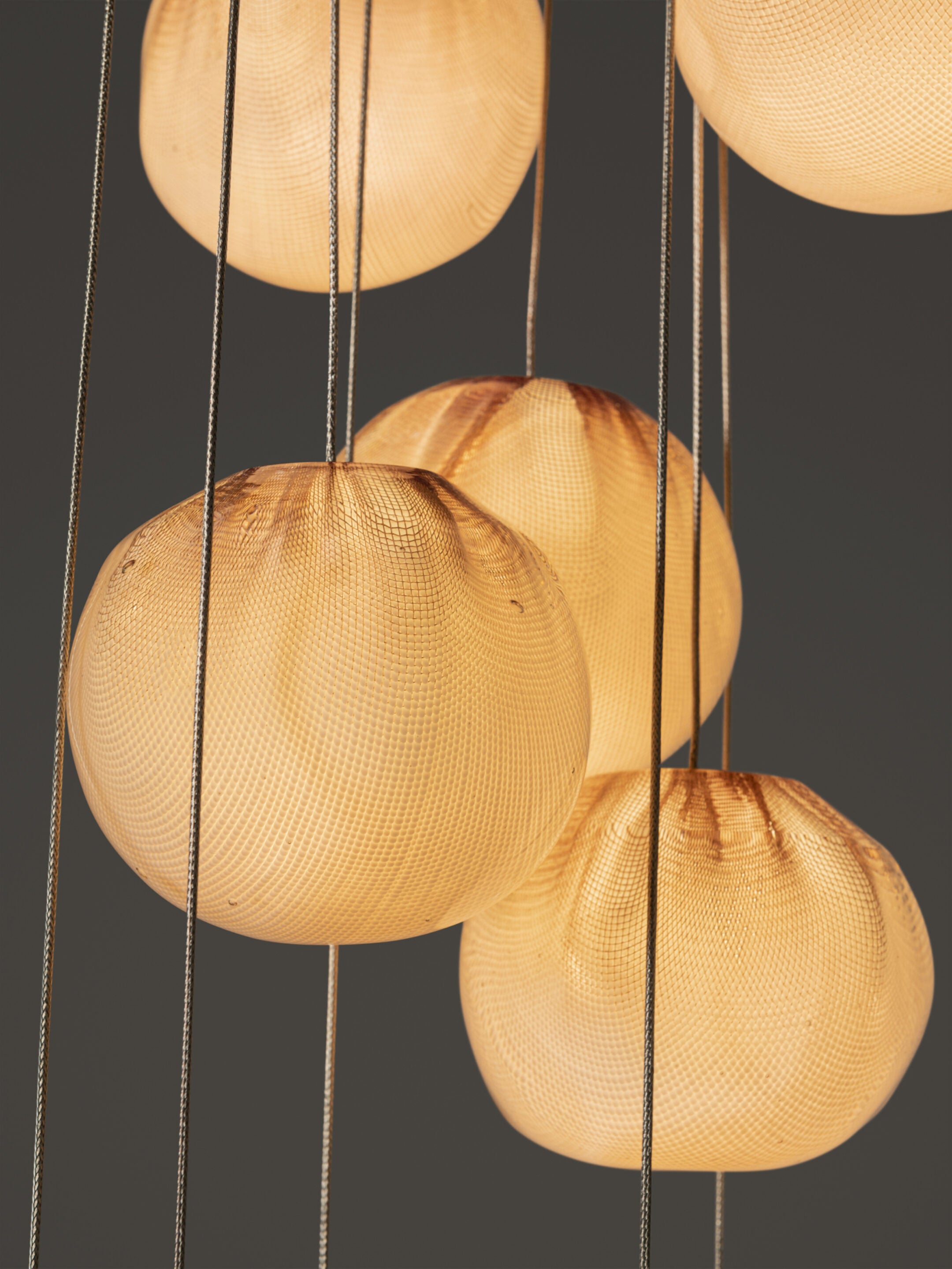 84.3 Cluster Column Ceiling Lamp | White