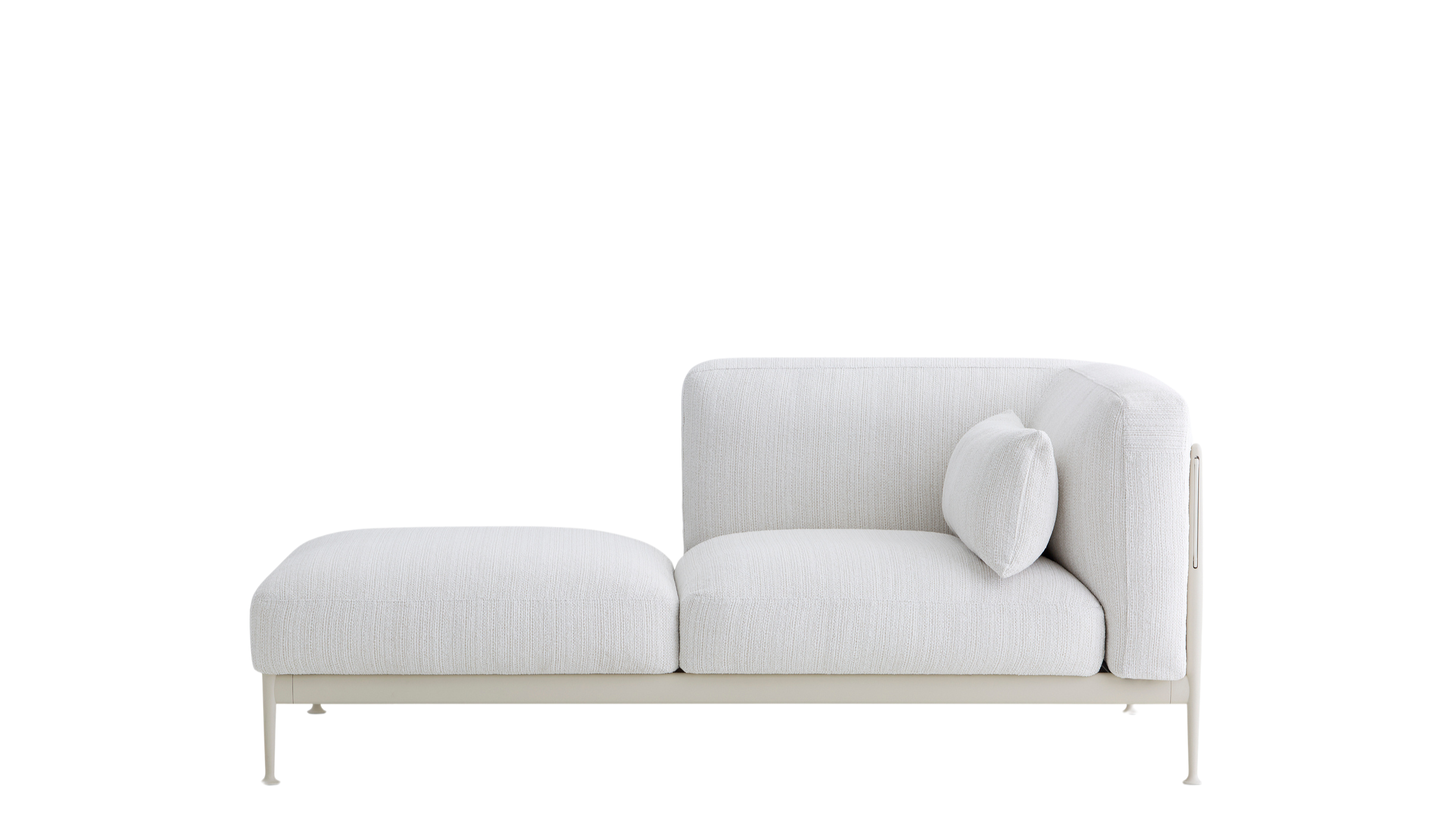 Obi outdoor sofa with left chaise longue module