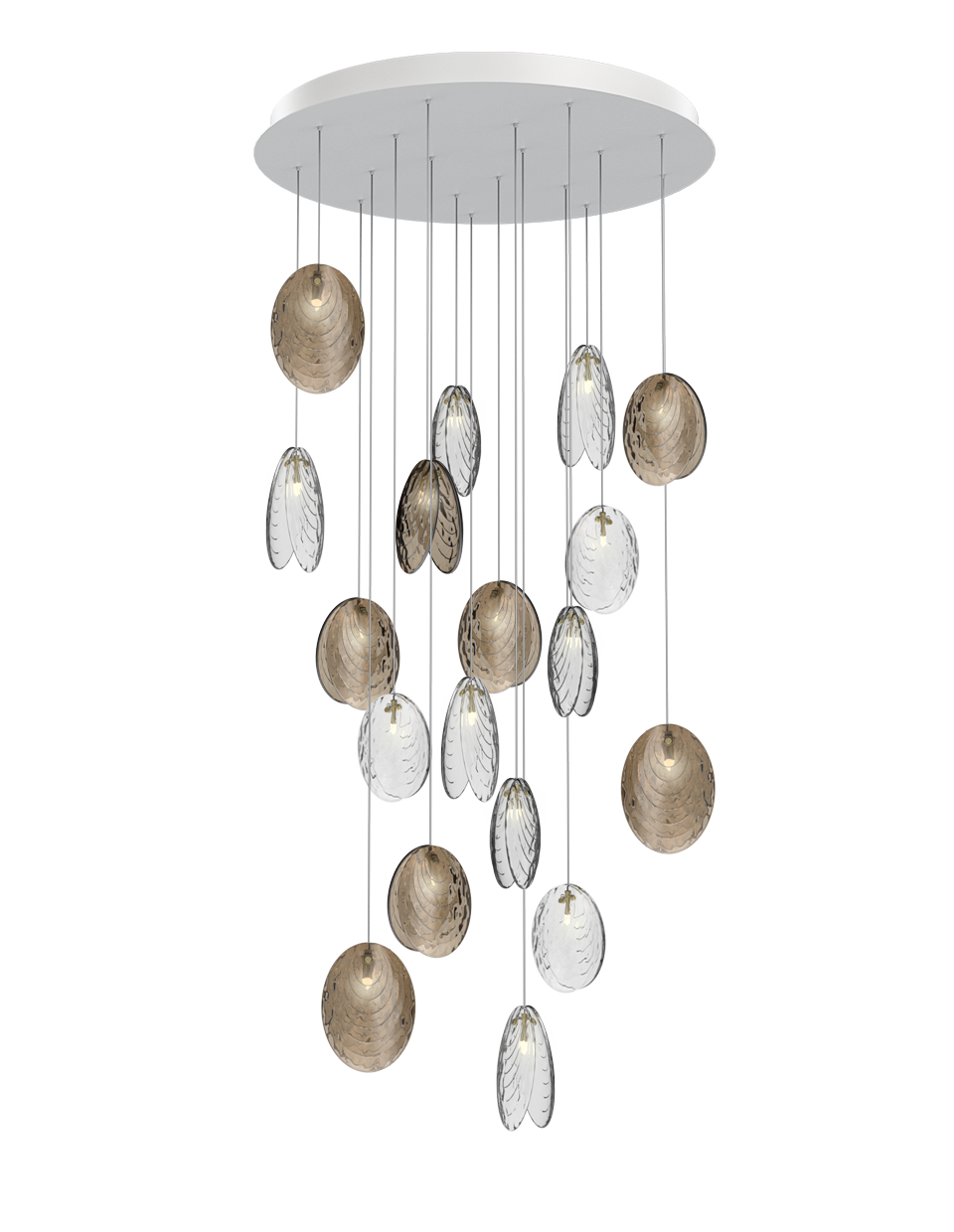 Mussels Chandelier Ceiling Light