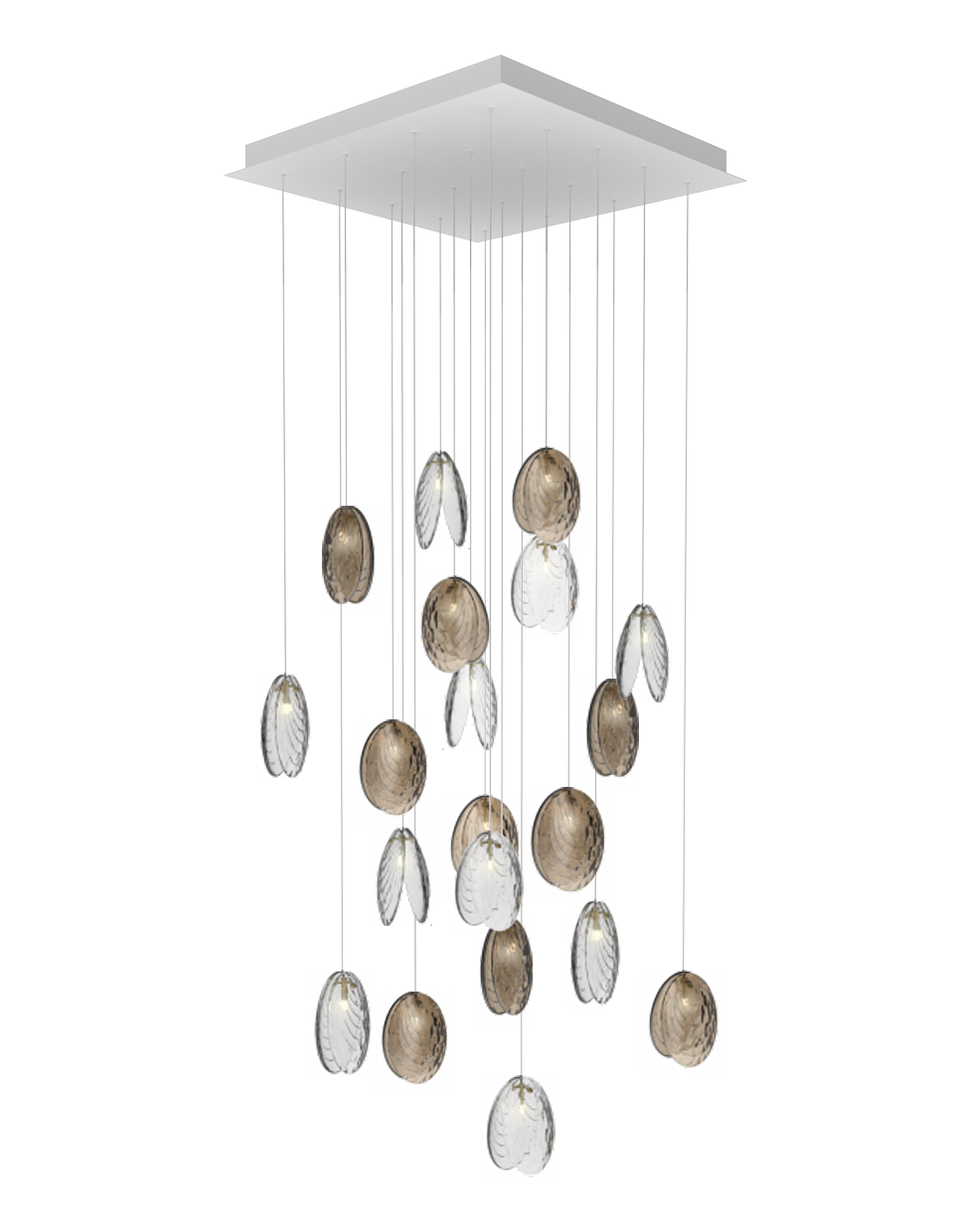 Mussels Chandelier Ceiling Light