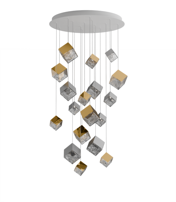 Lámpara de techo Pyrite Chandelier