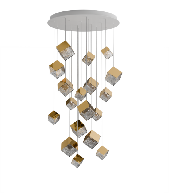 Lámpara de techo Pyrite Chandelier