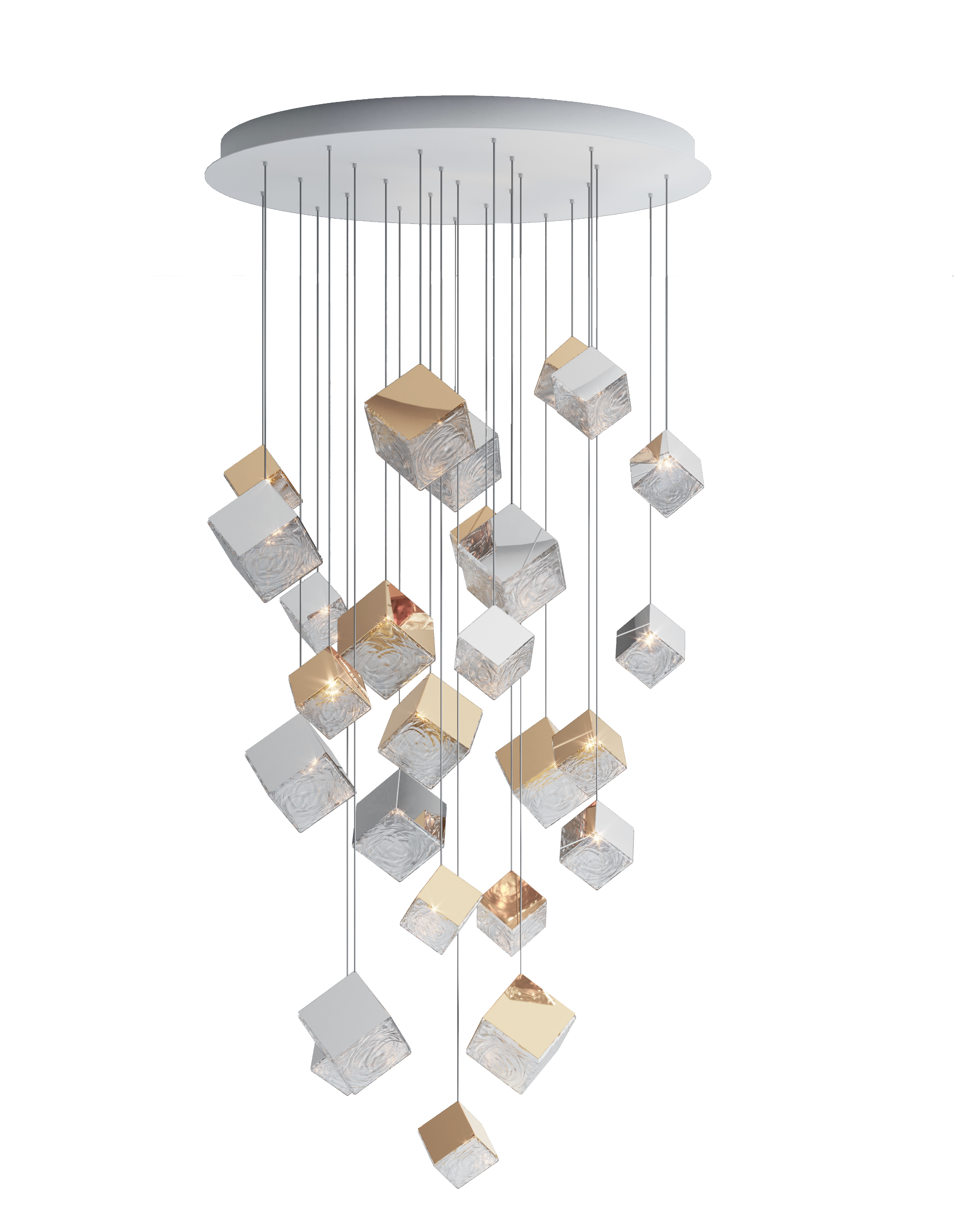 Lámpara de techo Pyrite Chandelier