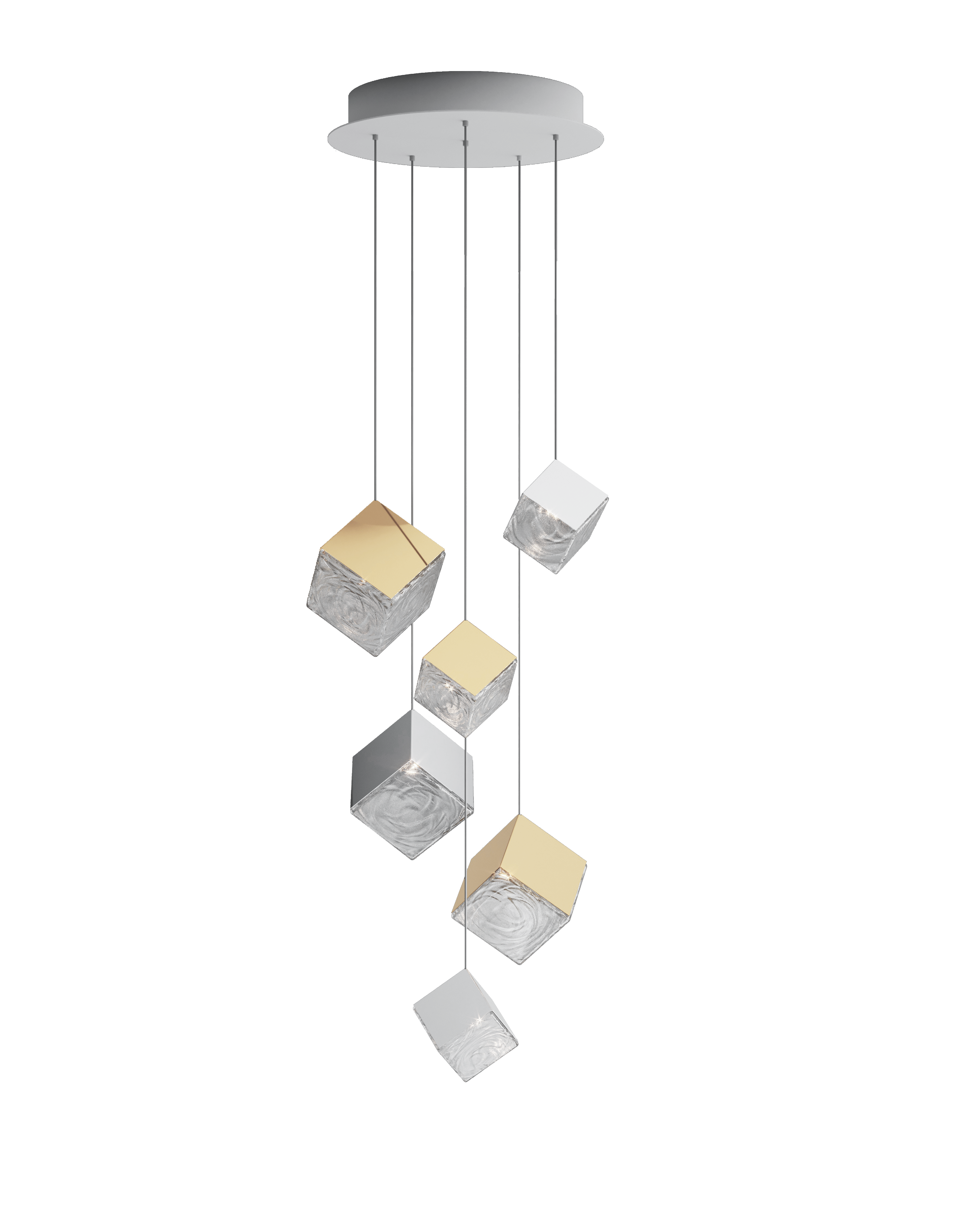 Lámpara de techo Pyrite Chandelier