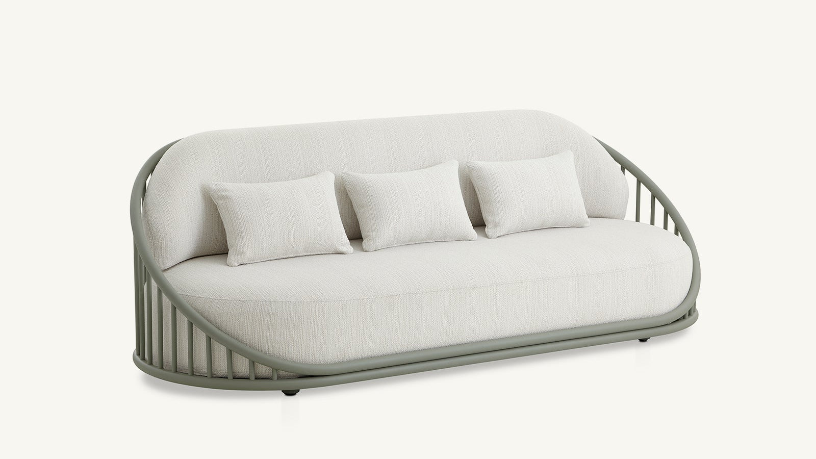 Cask 3-seater outdoor sofa