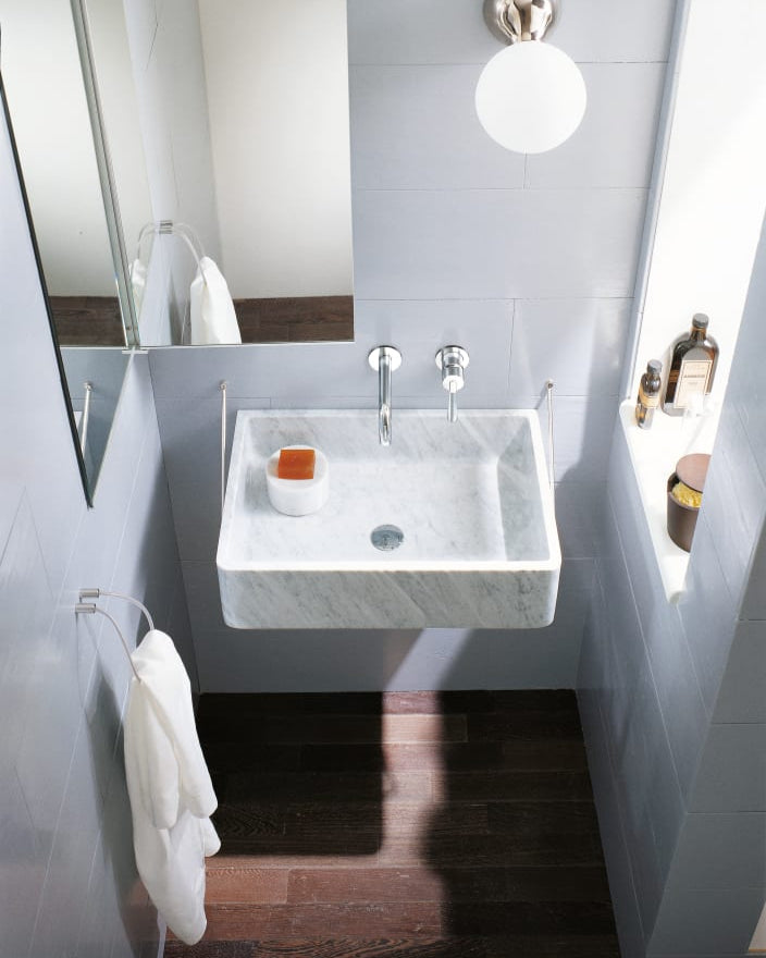 Carrara wall-mounted washbasin
