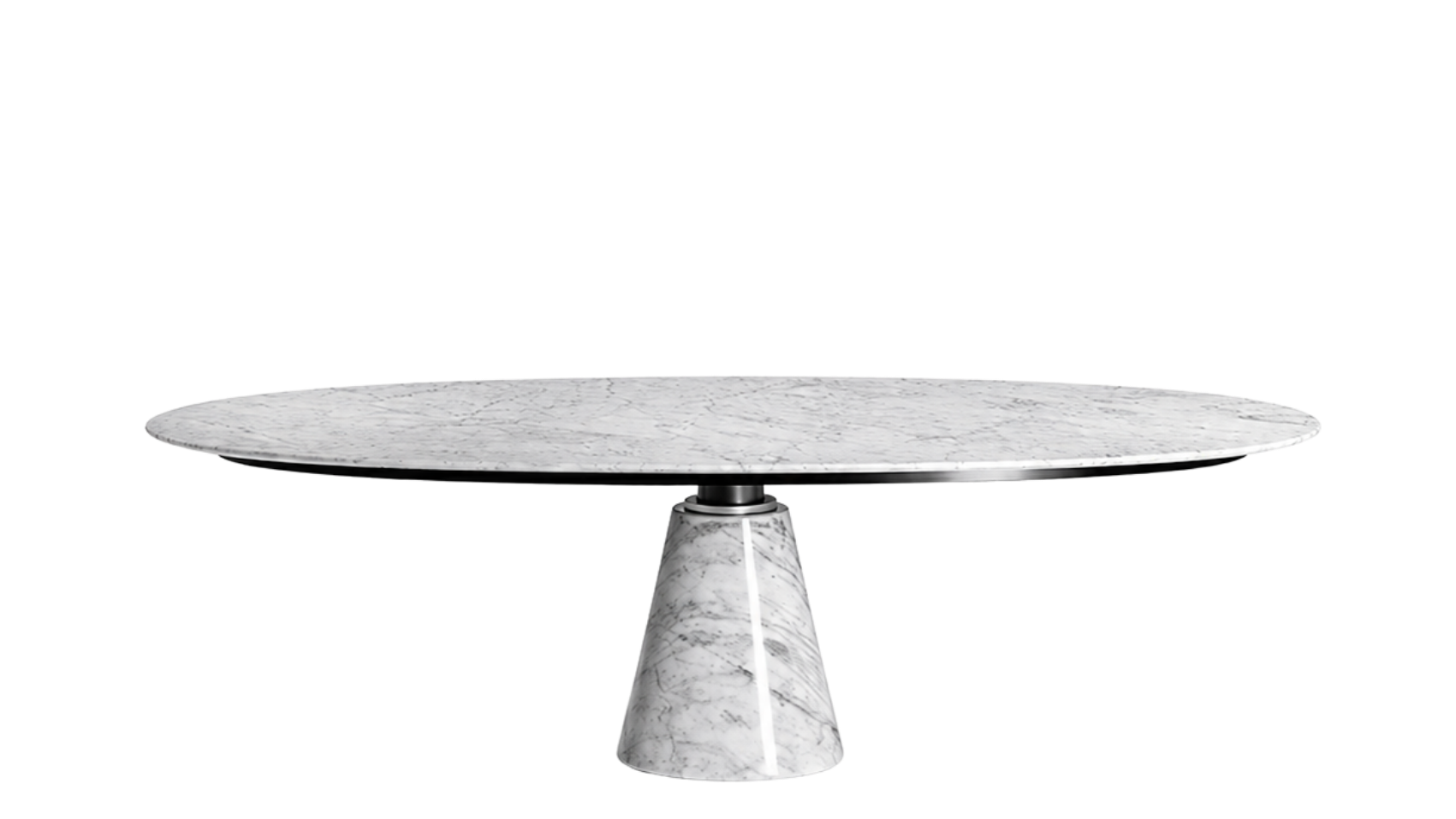 Bourgeois oval dining table