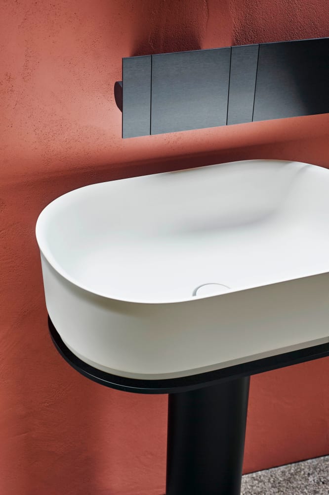 Sen wall-mounted single-lever basin mixer tap