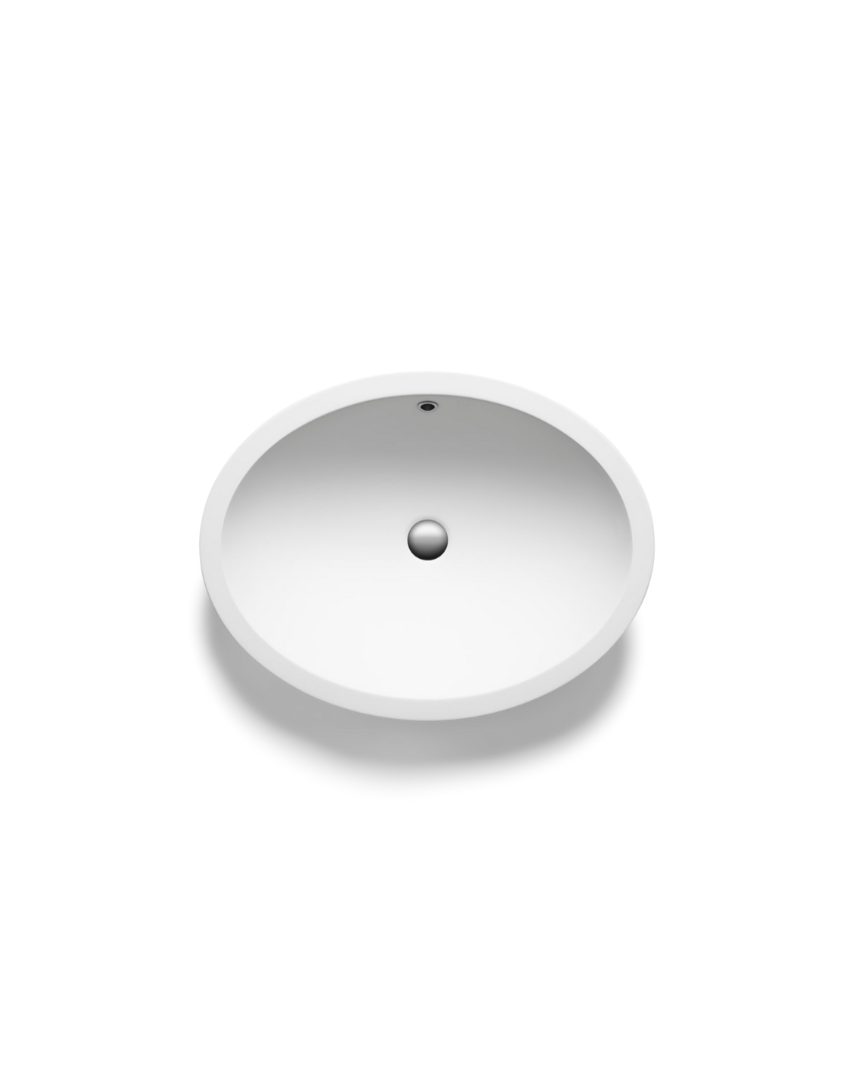 Spoon XL semi-recessed sink