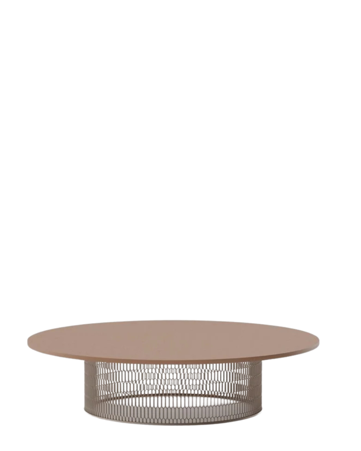 Mesa de centro Mesh D135 | Superficie aluminio 07C | Base 06C