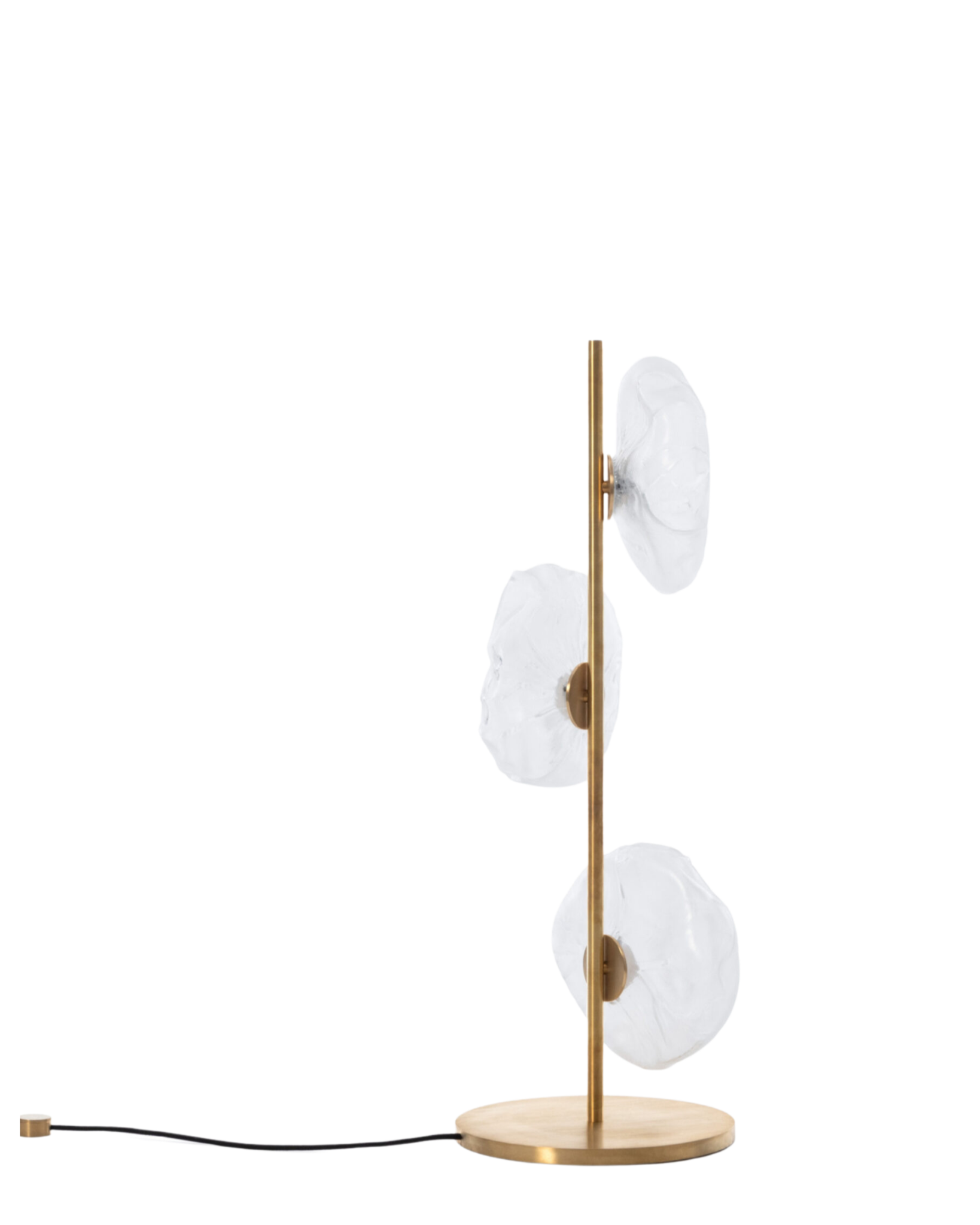 Floor lamp 73.3 Stem Floor Short Clear | Brass Stem