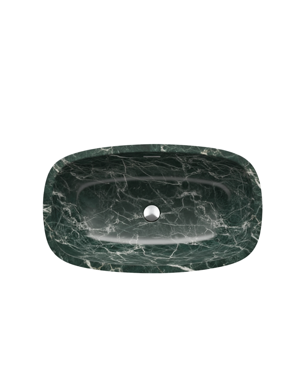 Deep marble countertop washbasin