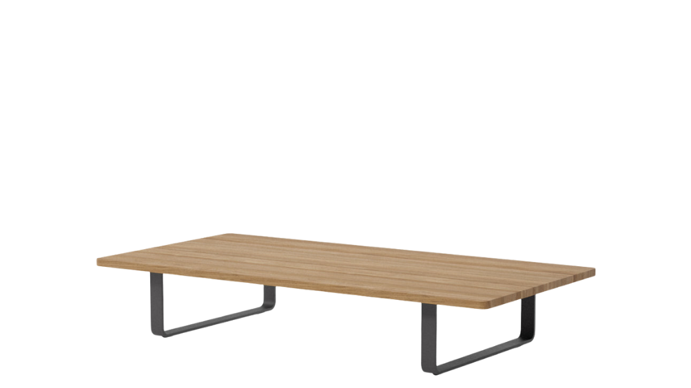 Bitta Lounge Coffee Table | 19C Legs | N00 Teak Top
