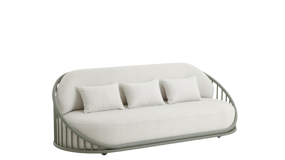 Cask 3-seater outdoor sofa