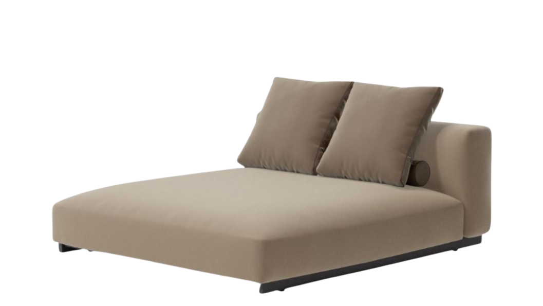 Molo Double Chaise Lounge Outdoor Sofa | Low Base 01C
