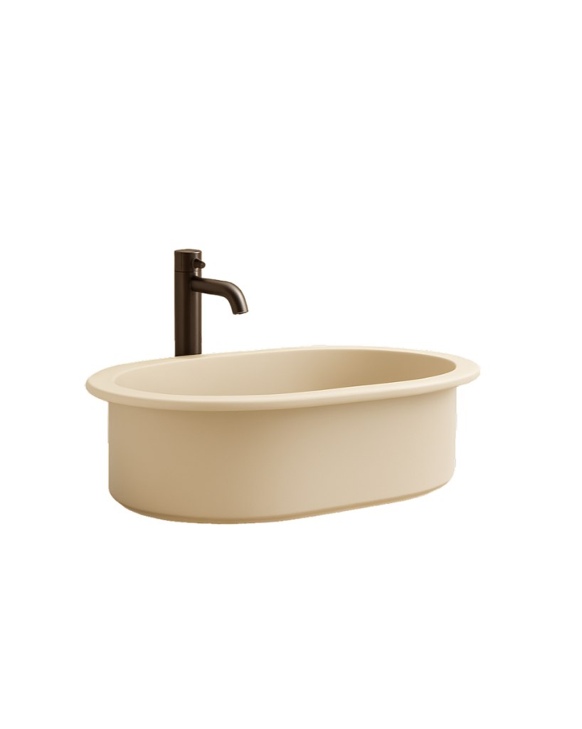 Catino Oval Countertop Washbasin Ø55