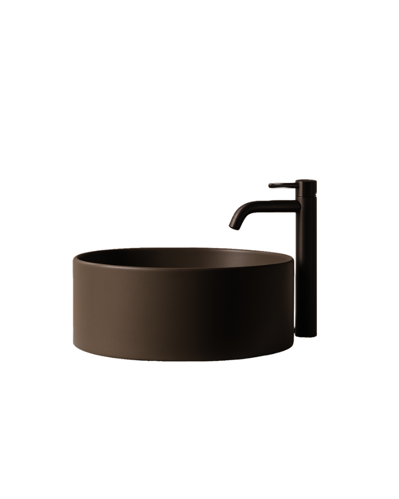 Theo Le Bacinelle round countertop washbasin