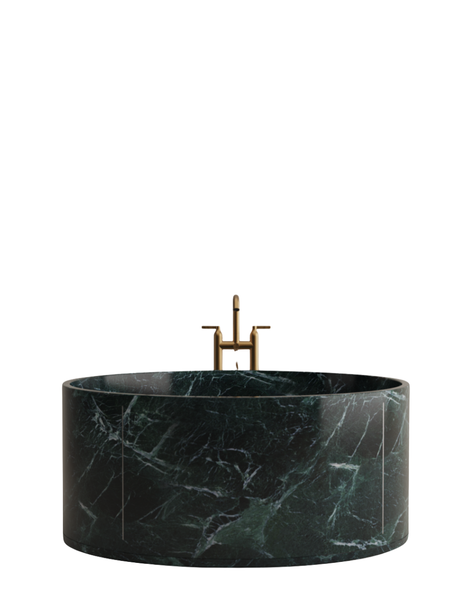 Freestanding marble bathtub (in-out)