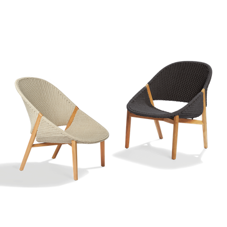 Sillón de exterior Elio con respaldo alto