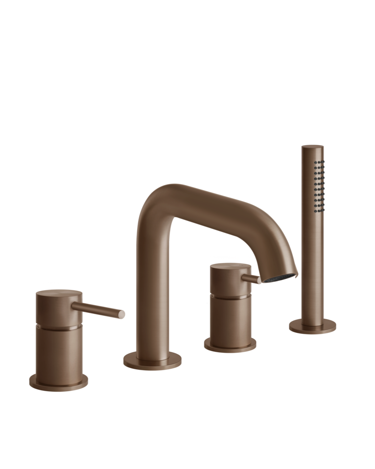 Grifería de bañera monomando con desviador | Colección Gessi 316 Trame