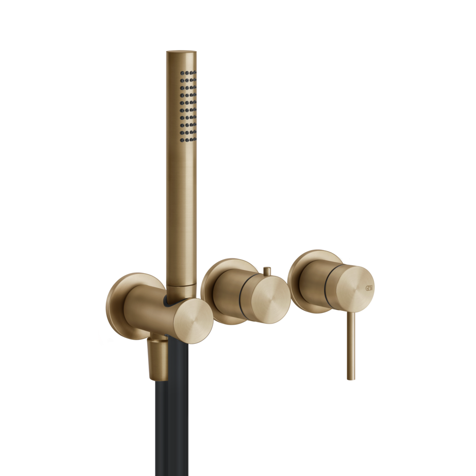 Single-lever shower mixer tap with two-way diverter | Gessi 316 Flessa Collection