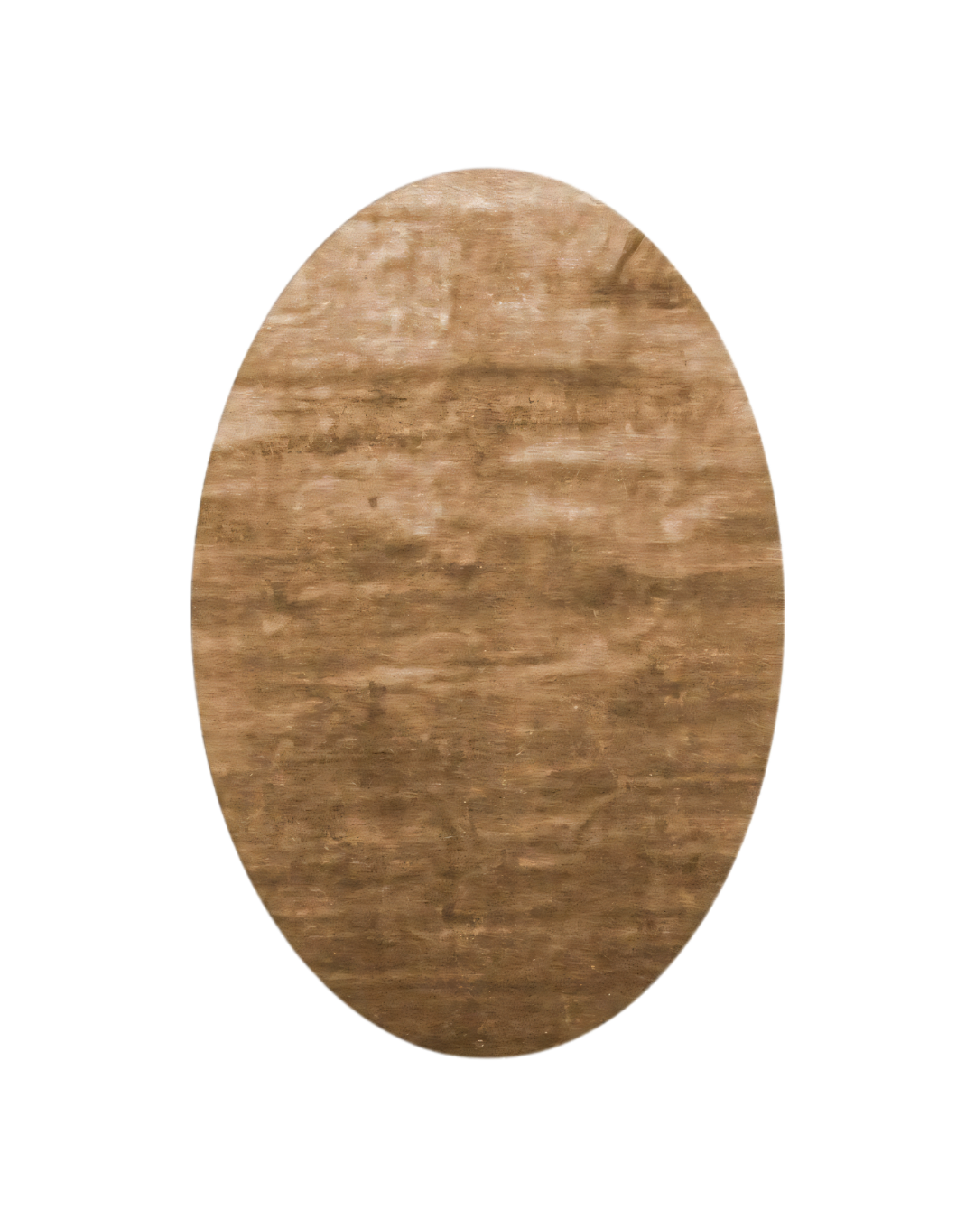 Gold Oval Frame Rug